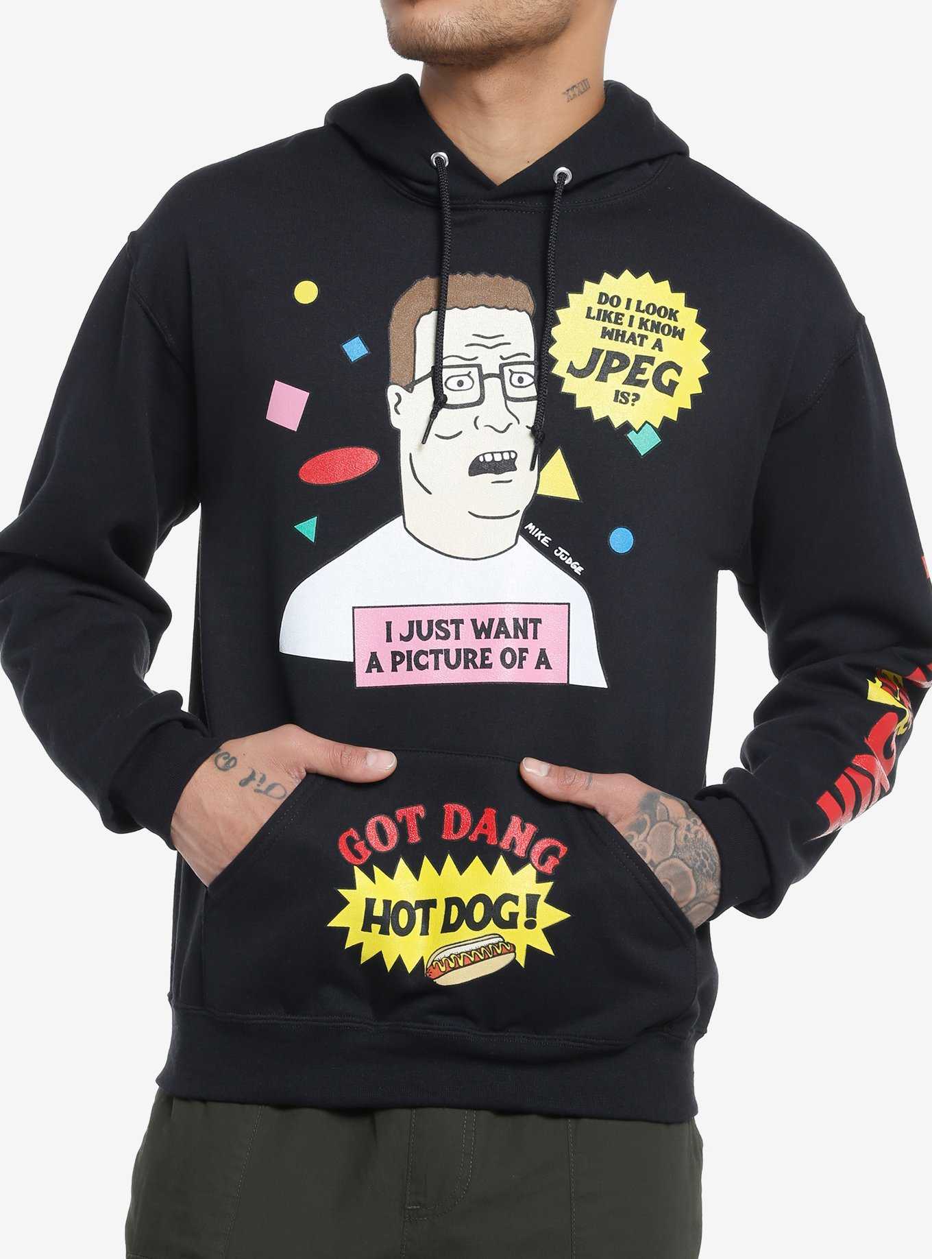 King Of The Hill Hank Hot Dog Hoodie, , hi-res