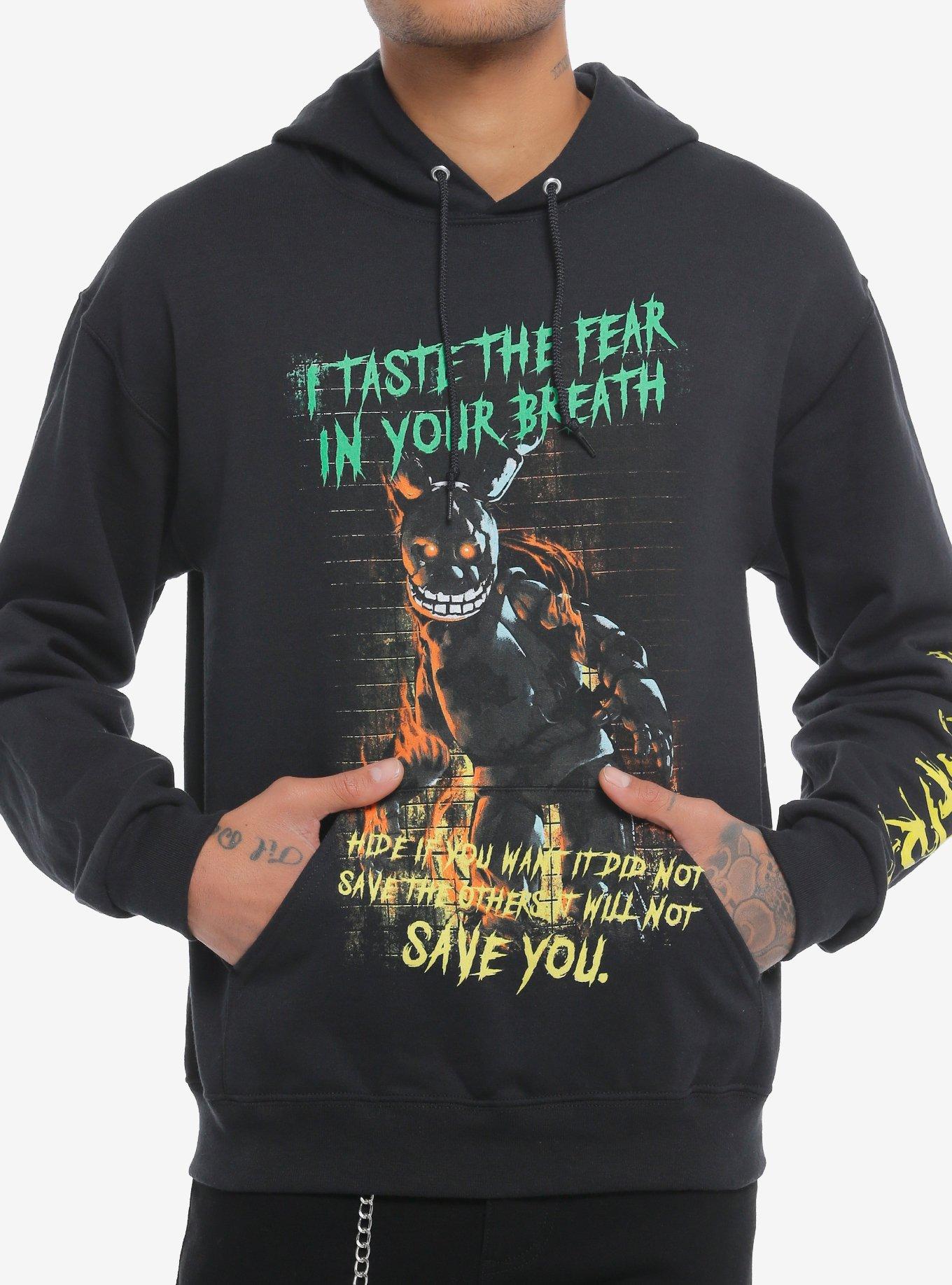 Five Nights At Freddy's Springtrap Graffiti Hoodie, BLACK, hi-res