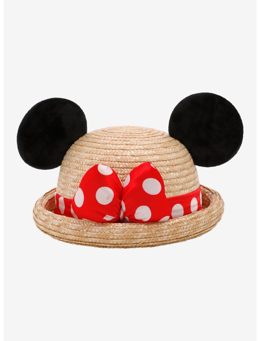 Disney Minnie Mouse 3D Ear Straw Hat, , hi-res