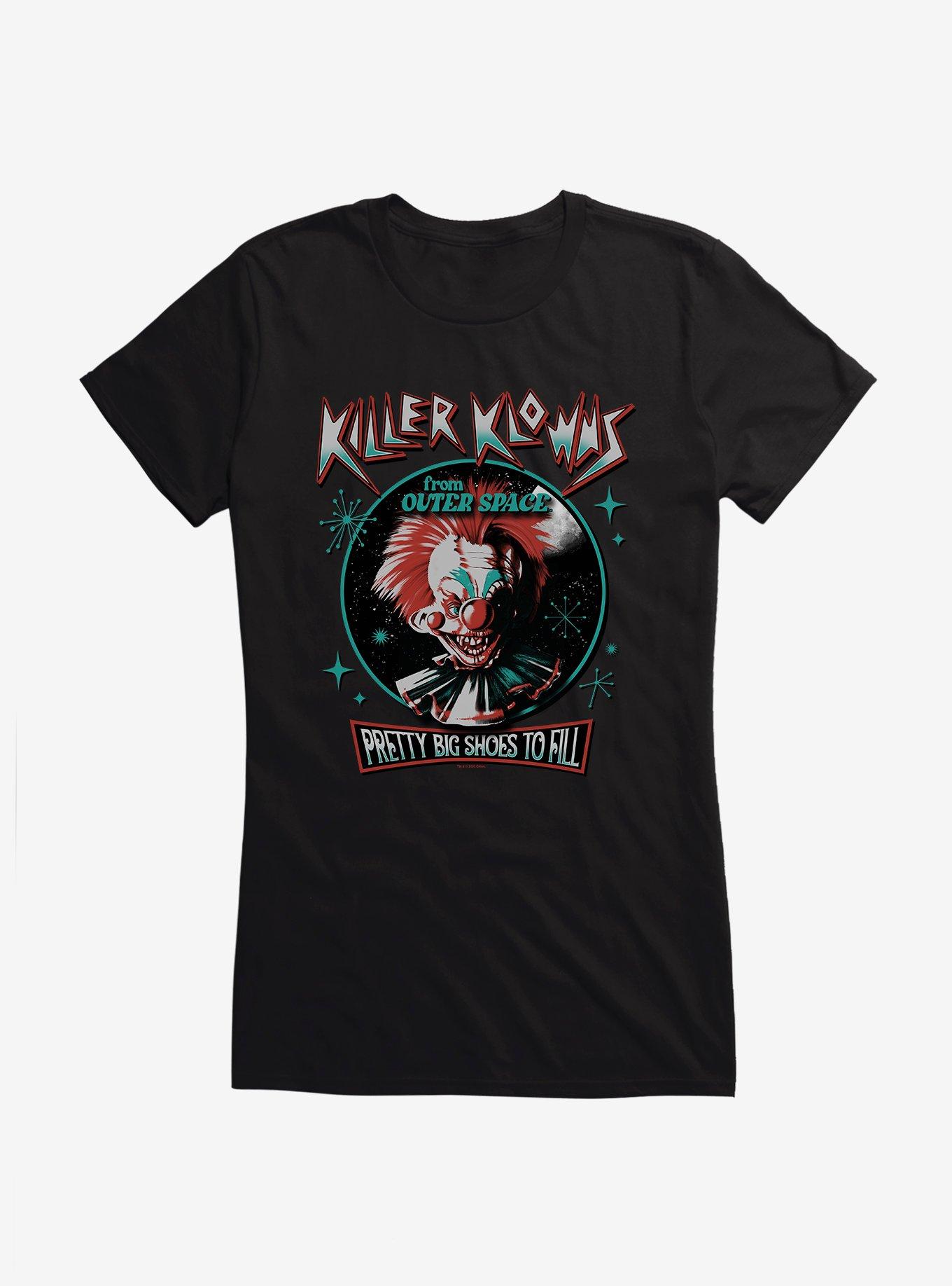 Killer Klowns From Outer Space Pretty Big Shoes To Fill Girls T-Shirt, , hi-res