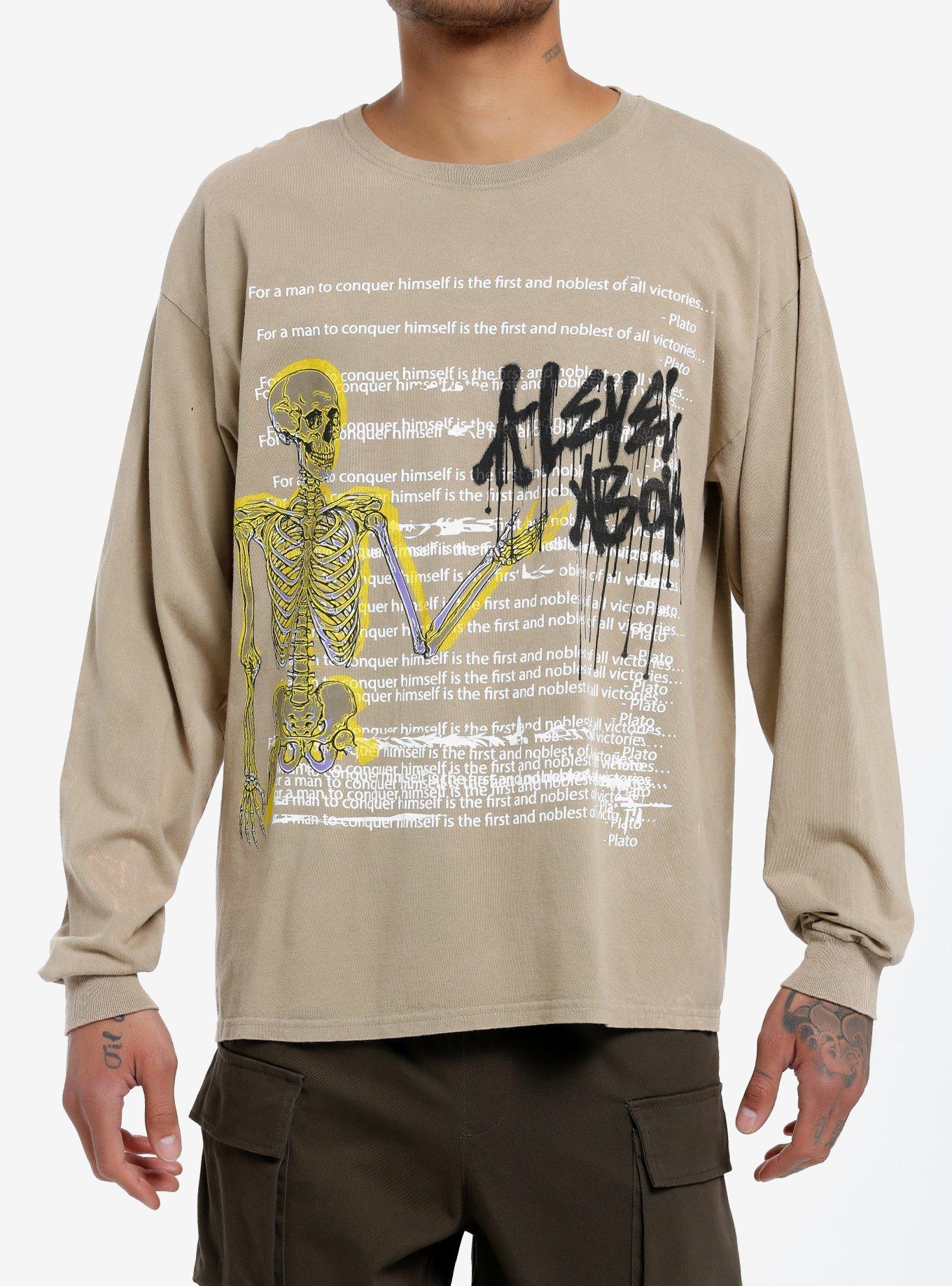 Skeleton Level Above Long-Sleeve T-Shirt, , hi-res