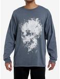 Social Collision Ghostly Skull Long-Sleeve T-Shirt, , hi-res