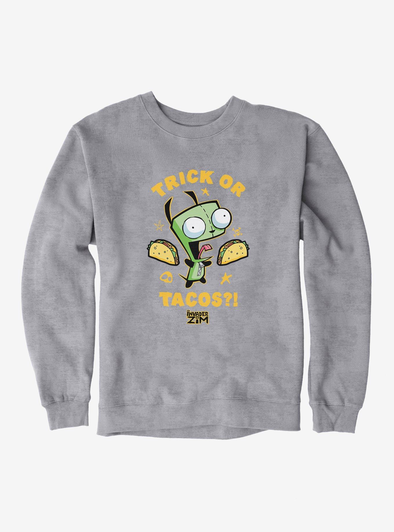 Invader Zim Trick Or Tacos Sweatshirt, , hi-res