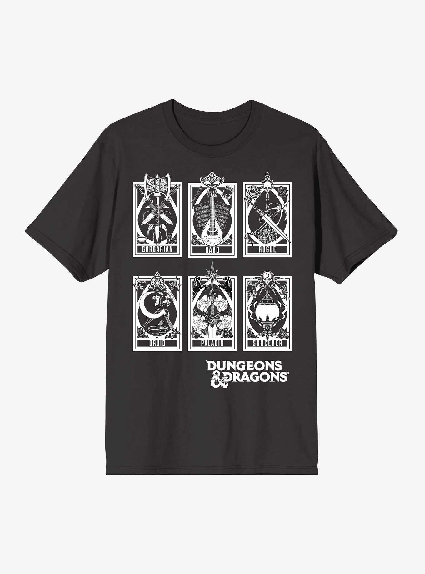Dungeons & Dragons Class Cards T-Shirt, , hi-res