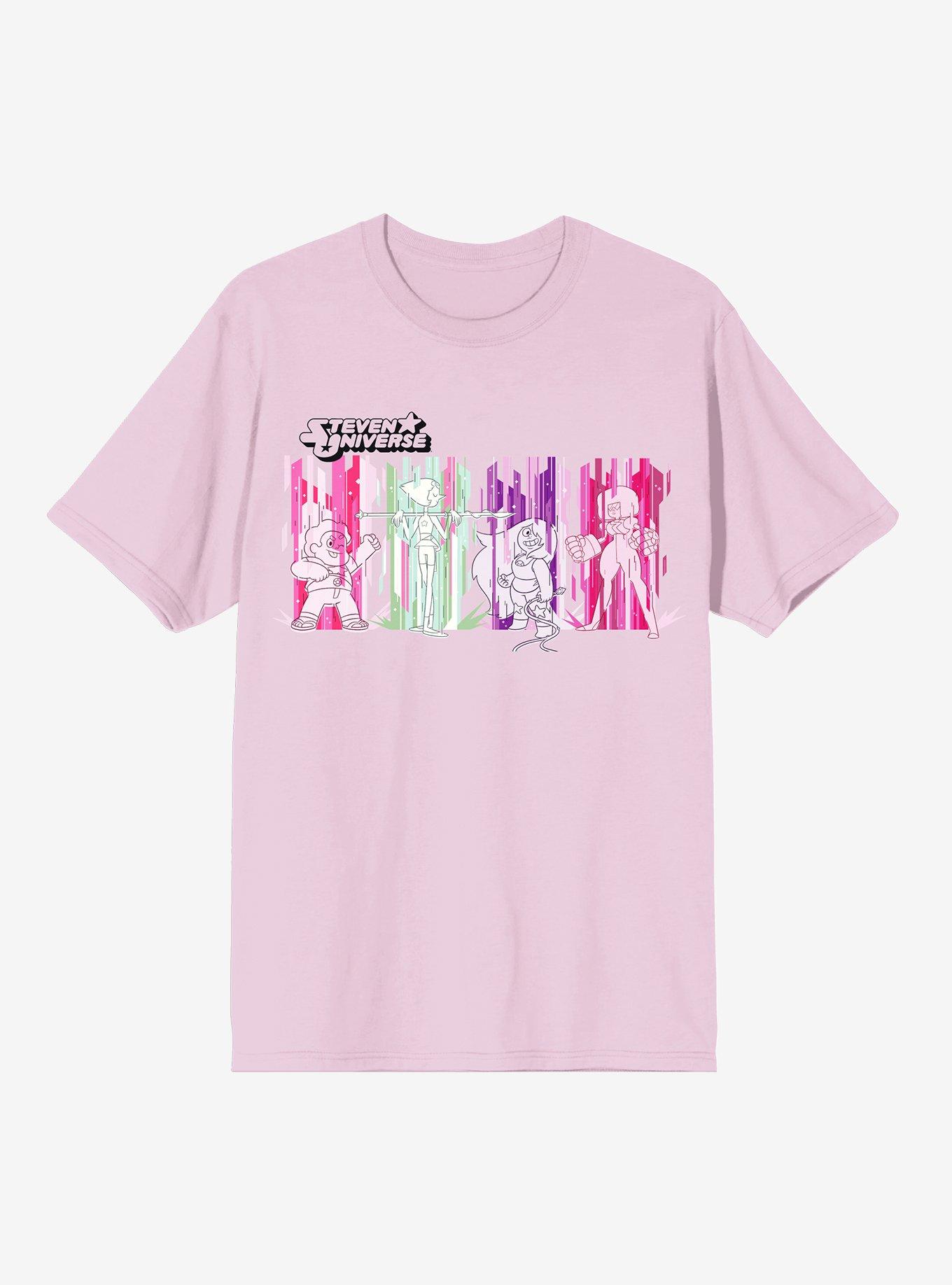 Steven Universe Gems Panel T-Shirt, PINK, hi-res