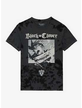 Black Clover Asta Grey Tie-Dye T-Shirt, , hi-res