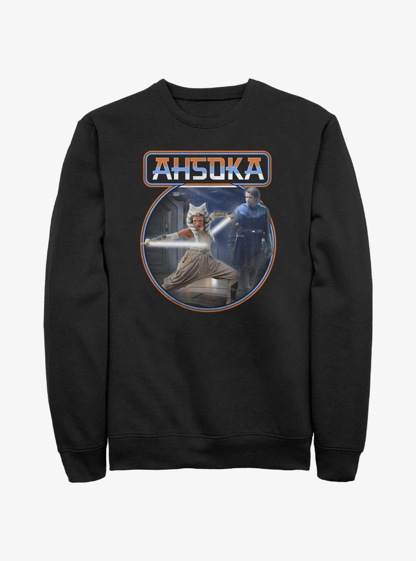 Star Wars Ahsoka Anakin Jedi Training Sweatshirt Hot Topic Web Exclusive, , hi-res