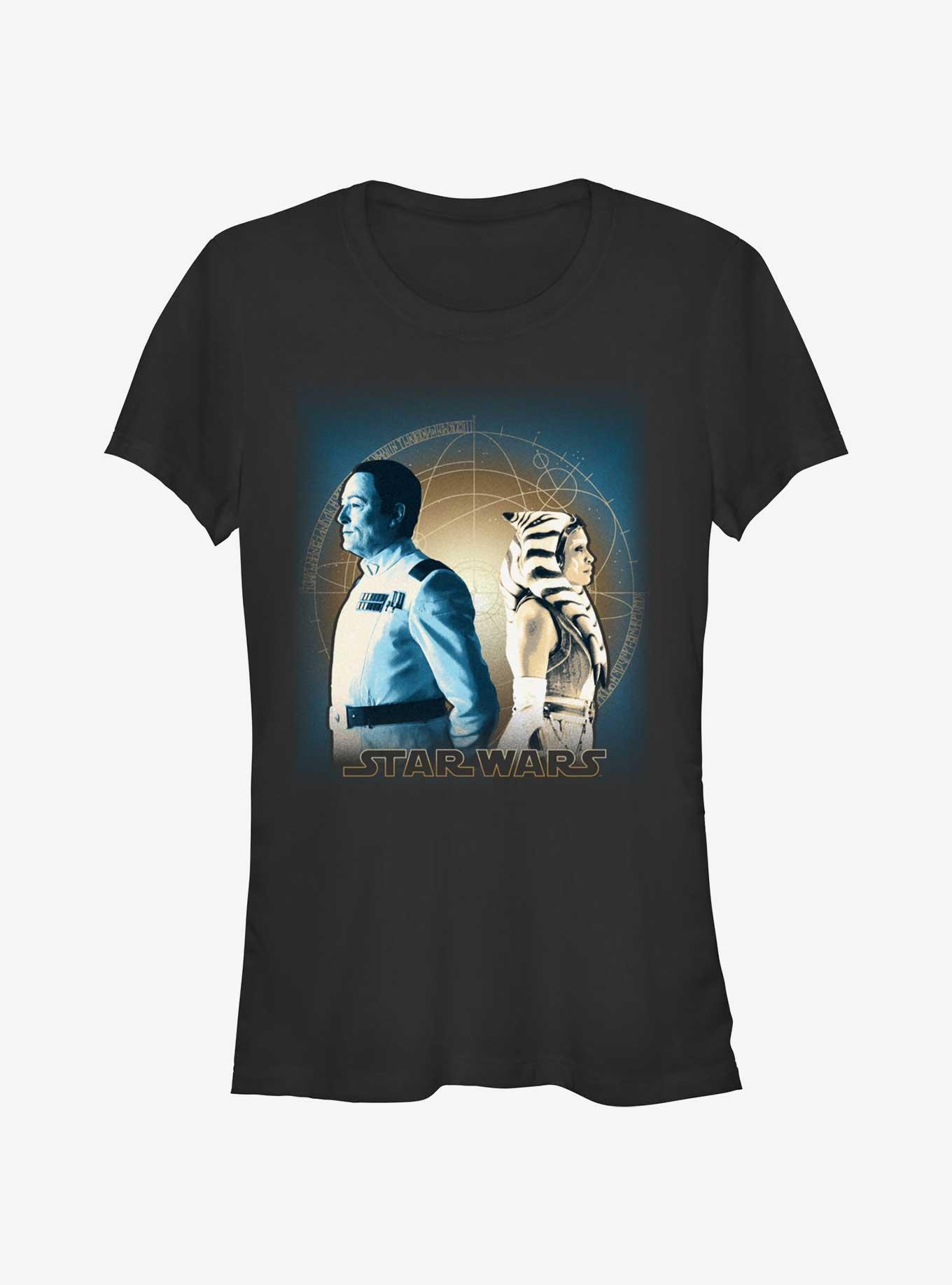 Star Wars Ahsoka Thrawn & Ahsoka Girls T-Shirt, BLACK, hi-res