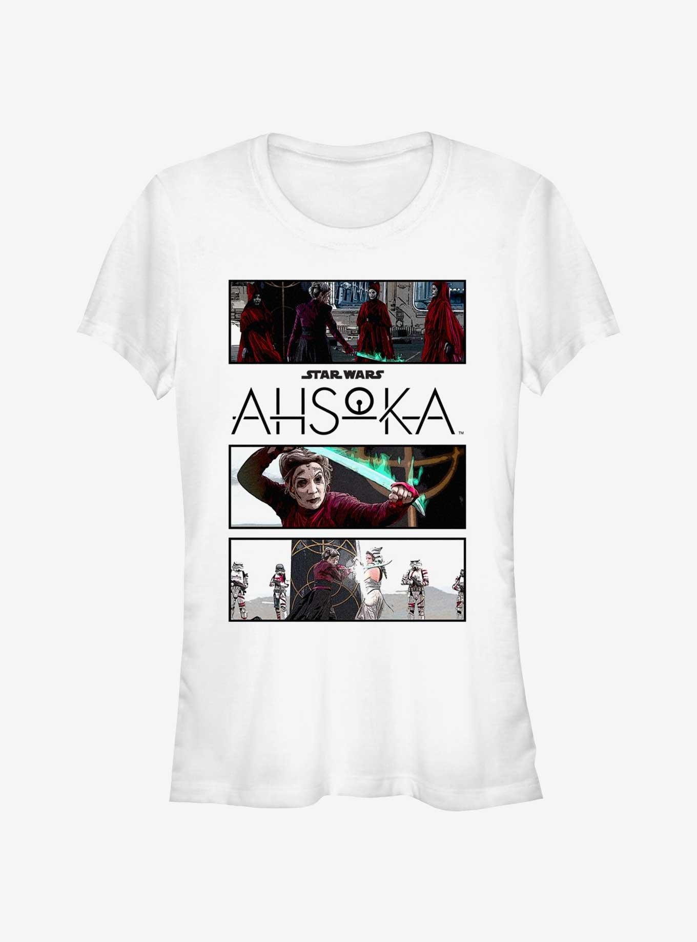Star Wars Ahsoka Morgan Elsbeth Battle Girls T-Shirt, WHITE, hi-res