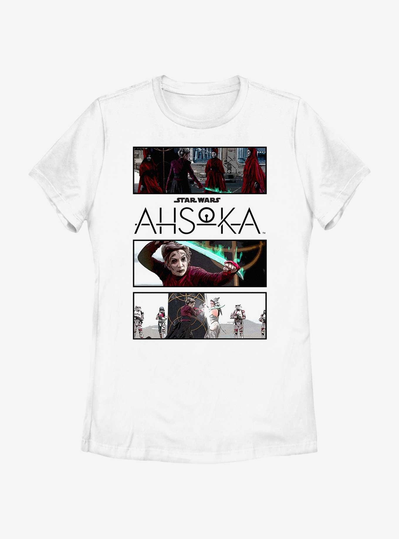 Star Wars Ahsoka Morgan Elsbeth Battle Womens T-Shirt, WHITE, hi-res