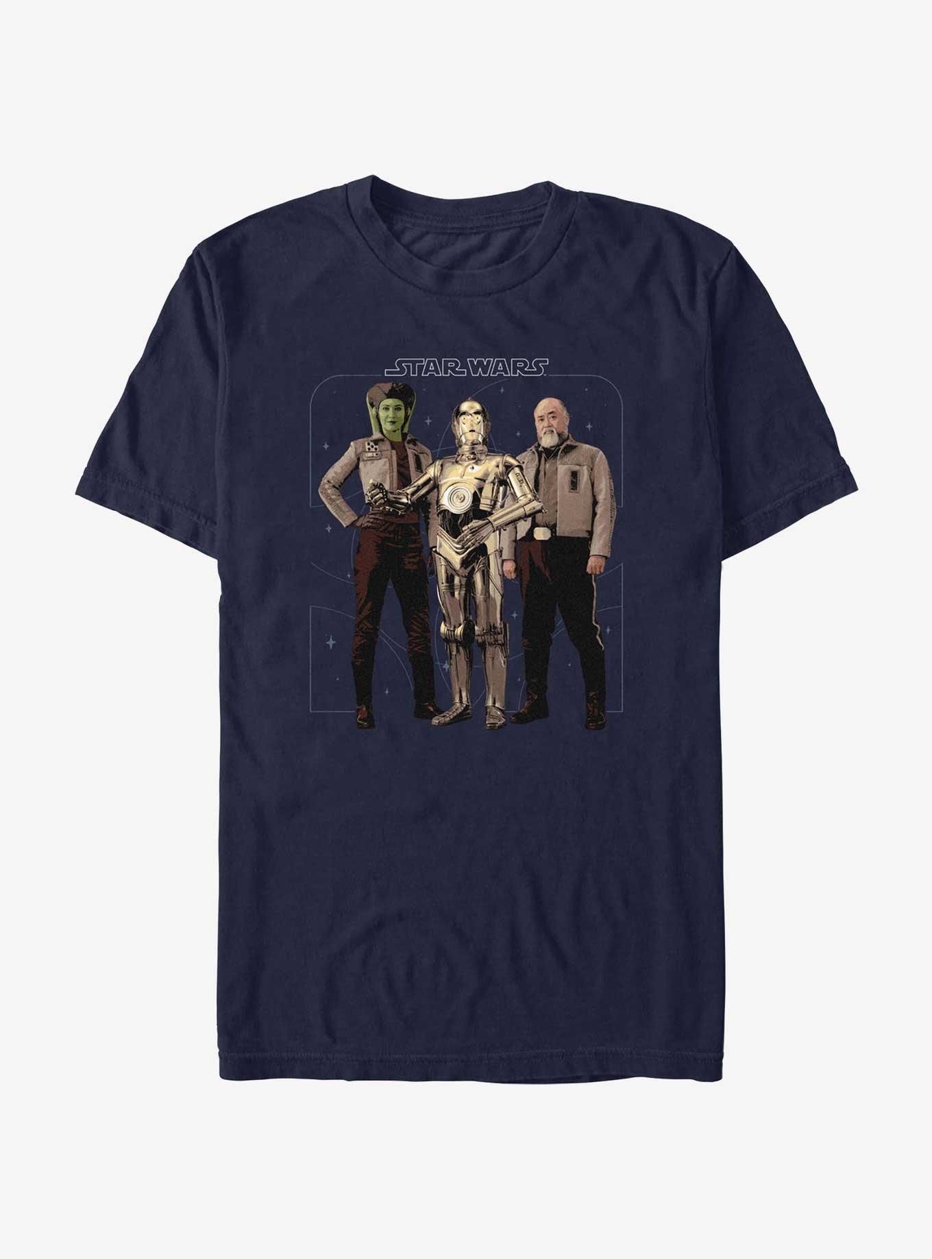 Star Wars Ahsoka Hera Syndulla C-3PO and Carson Teva T-Shirt, , hi-res