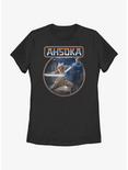 Star Wars Ahsoka Anakin Jedi Training Womens T-Shirt BoxLunch Web Exclusive, BLACK, hi-res