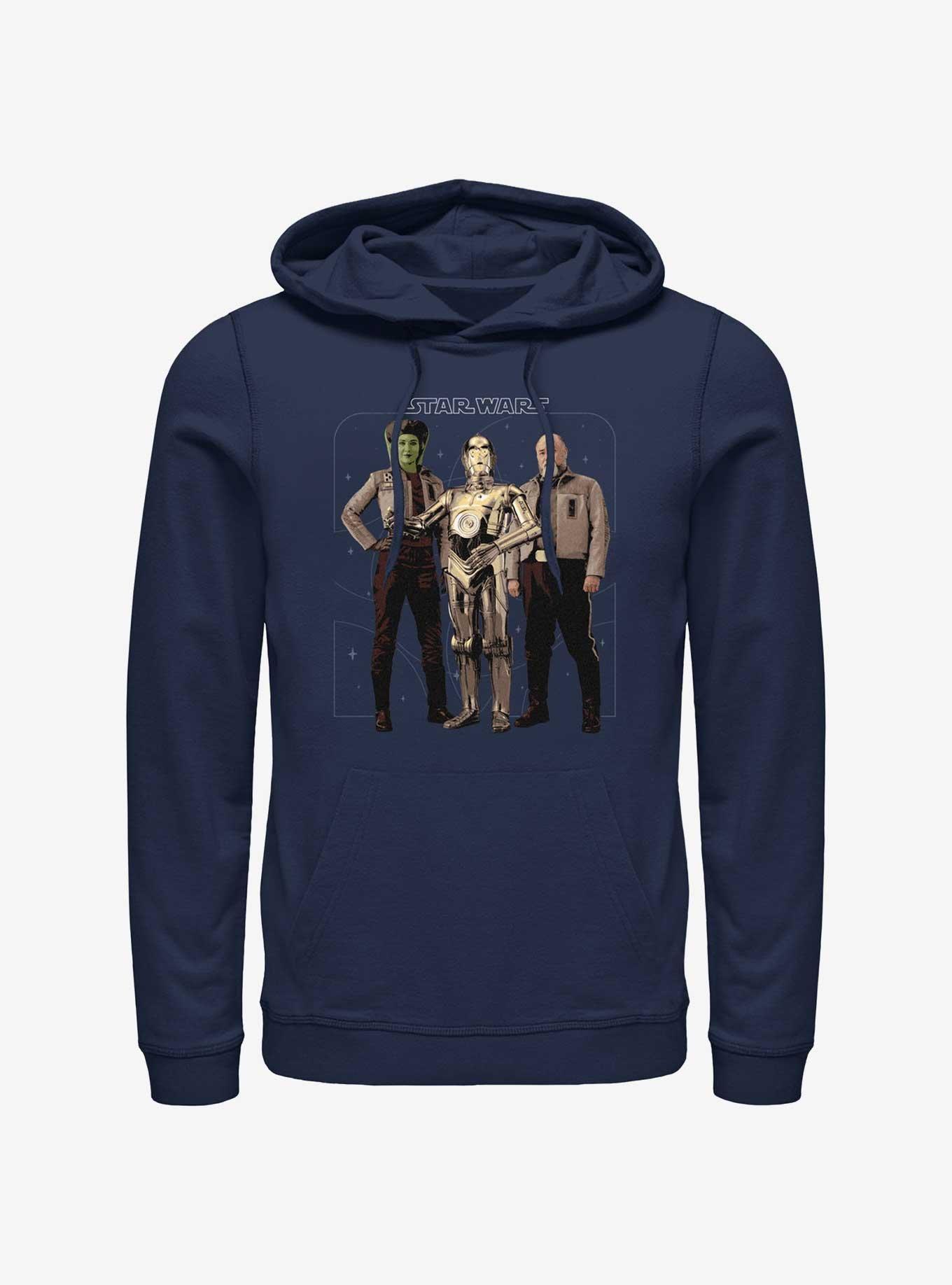 Star Wars Ahsoka Hera Syndulla C-3PO and Carson Teva Hoodie, , hi-res