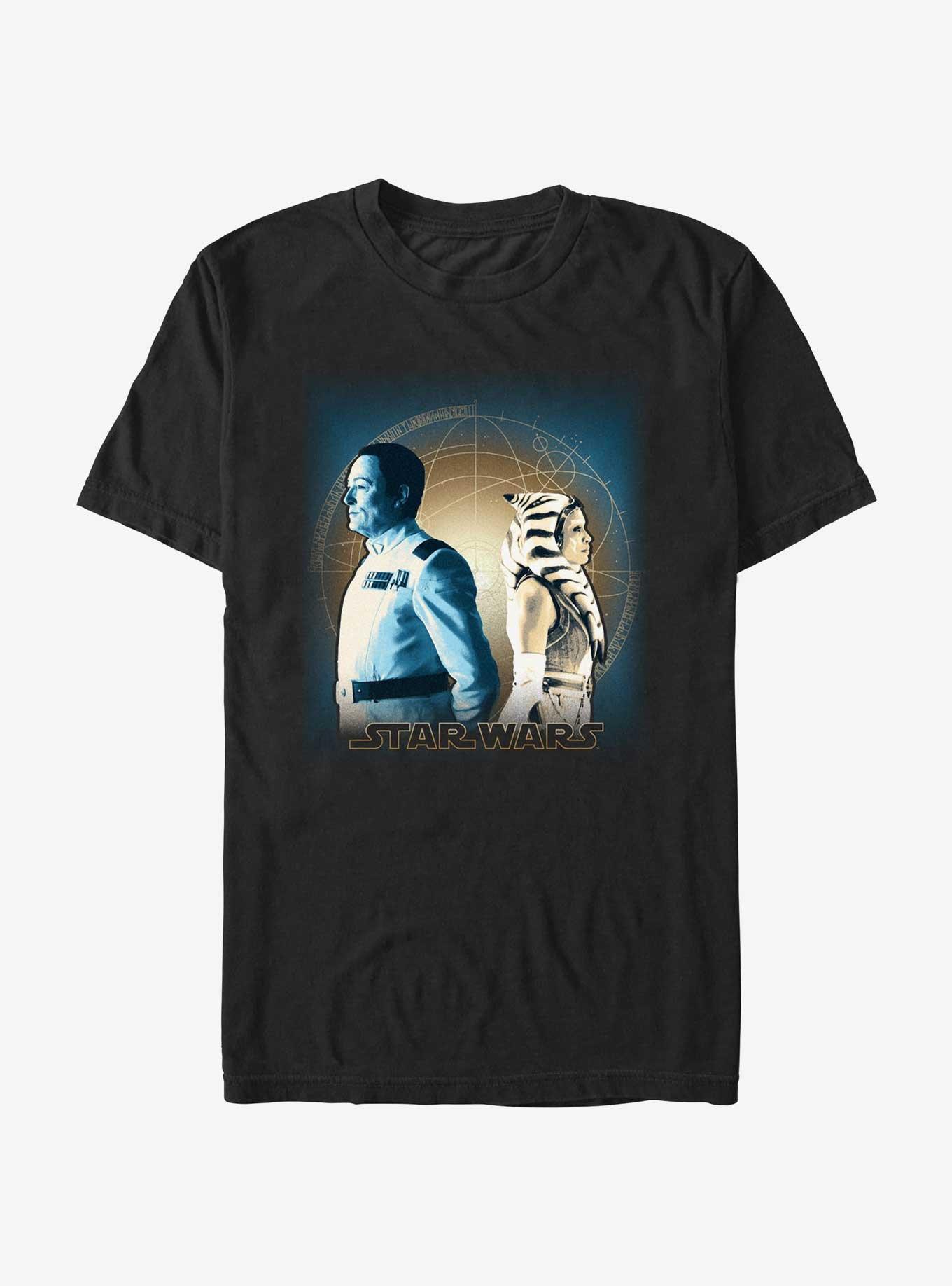 Star Wars Ahsoka Thrawn & Ahsoka T-Shirt, BLACK, hi-res