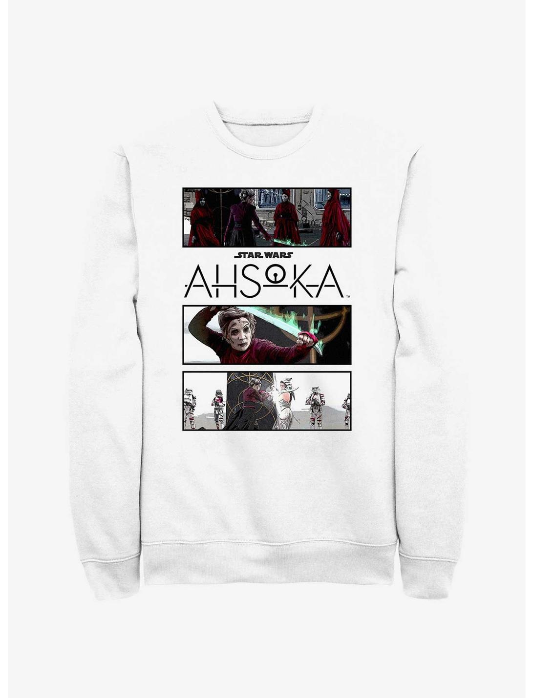 Star Wars Ahsoka Morgan Elsbeth Battle Sweatshirt, WHITE, hi-res