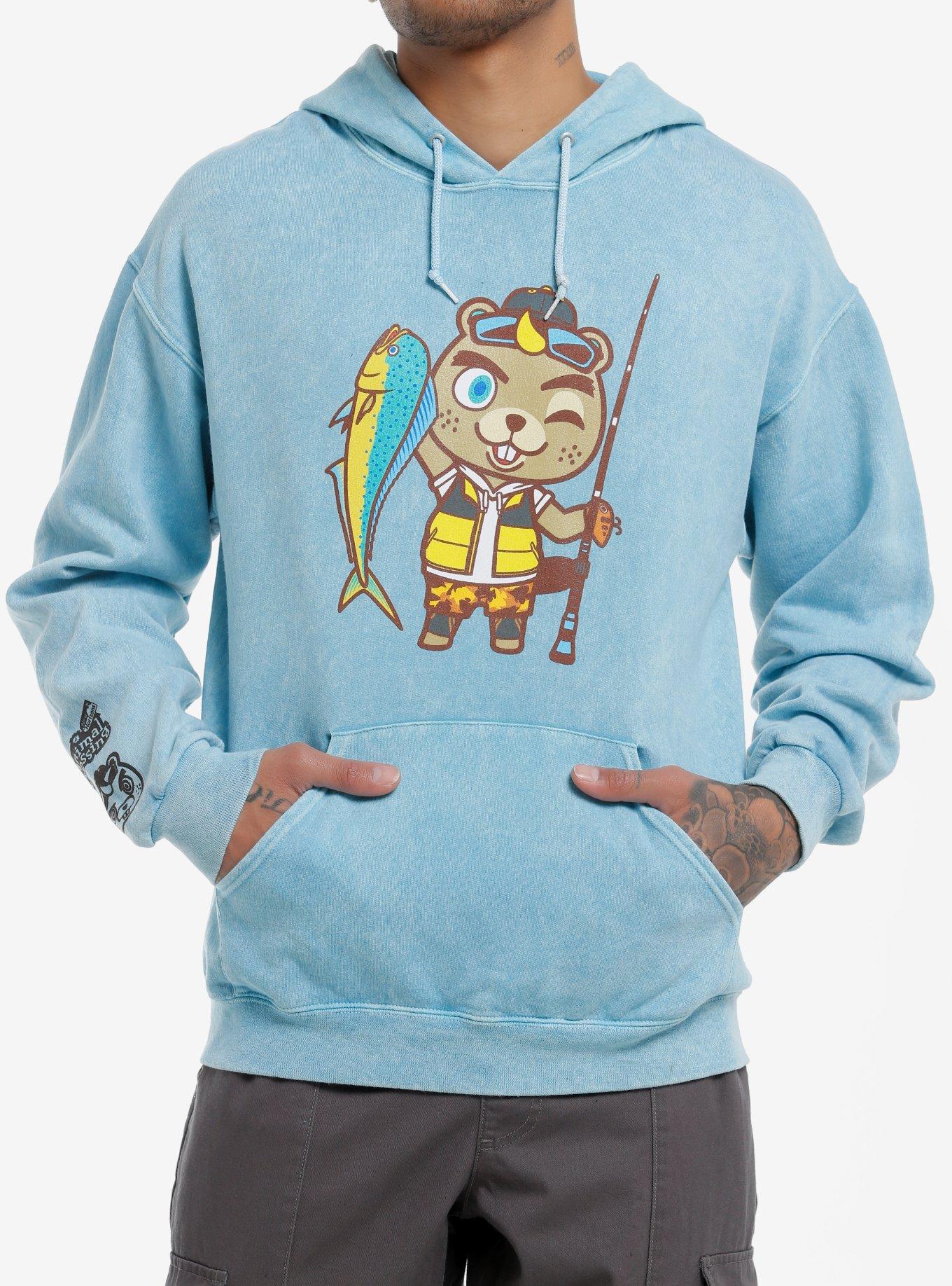 Animal Crossing: New Horizons CJ Fish Wash Hoodie, MULTI, hi-res