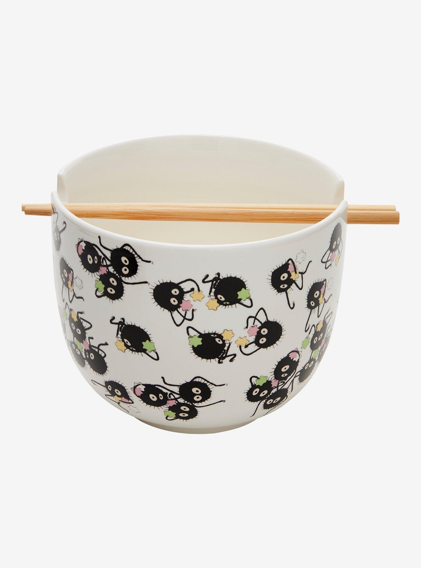 Studio Ghibli® Spirited Away Soot Sprites Ramen Bowl With Chopsticks, , hi-res
