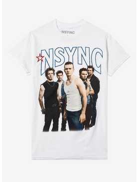 NSYNC Glitter Logo Boyfriend Fit Girls T-Shirt, , hi-res