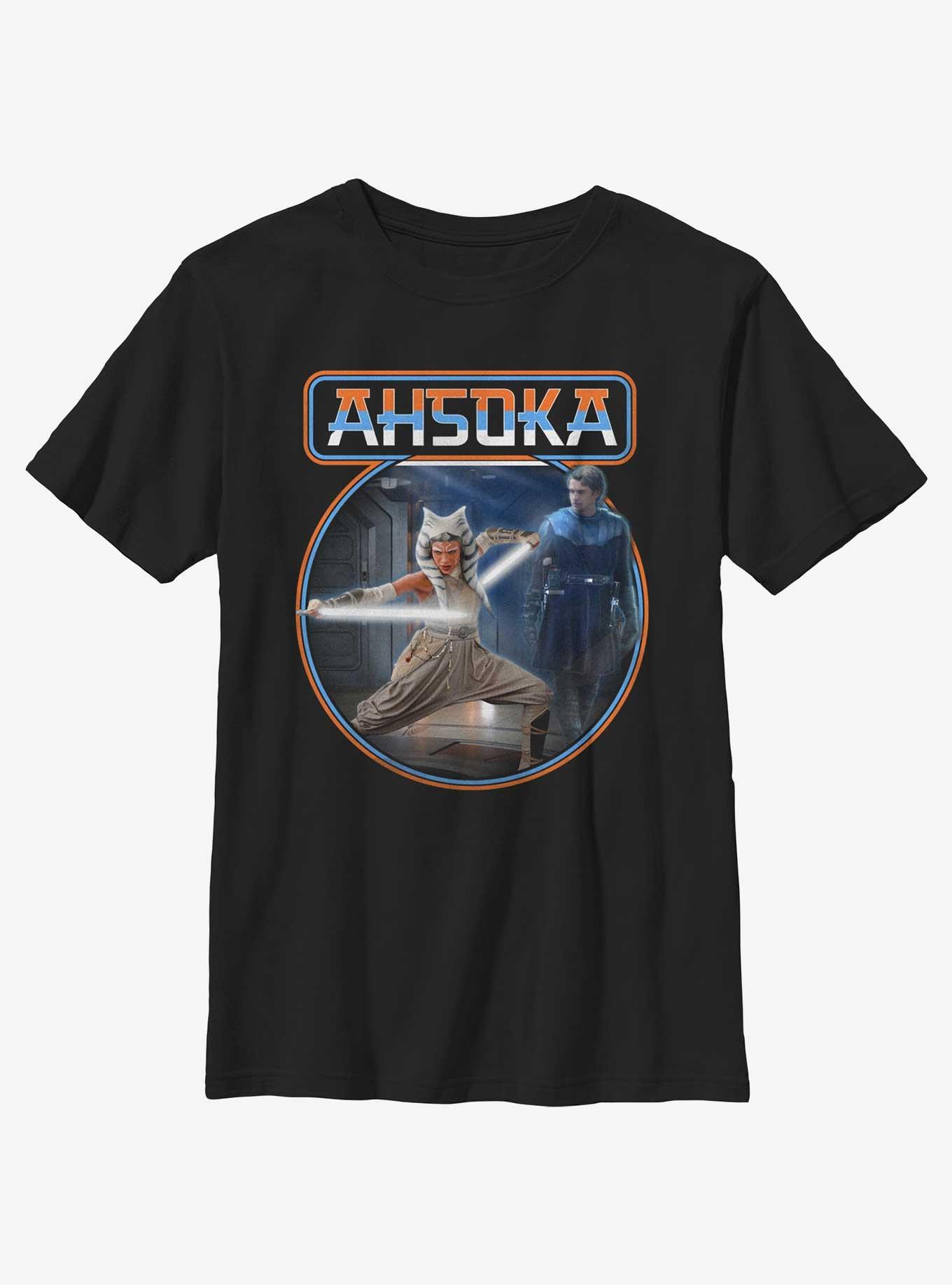 Star Wars Ahsoka Anakin Jedi Training Youth T-Shirt BoxLunch Web Exclusive, , hi-res