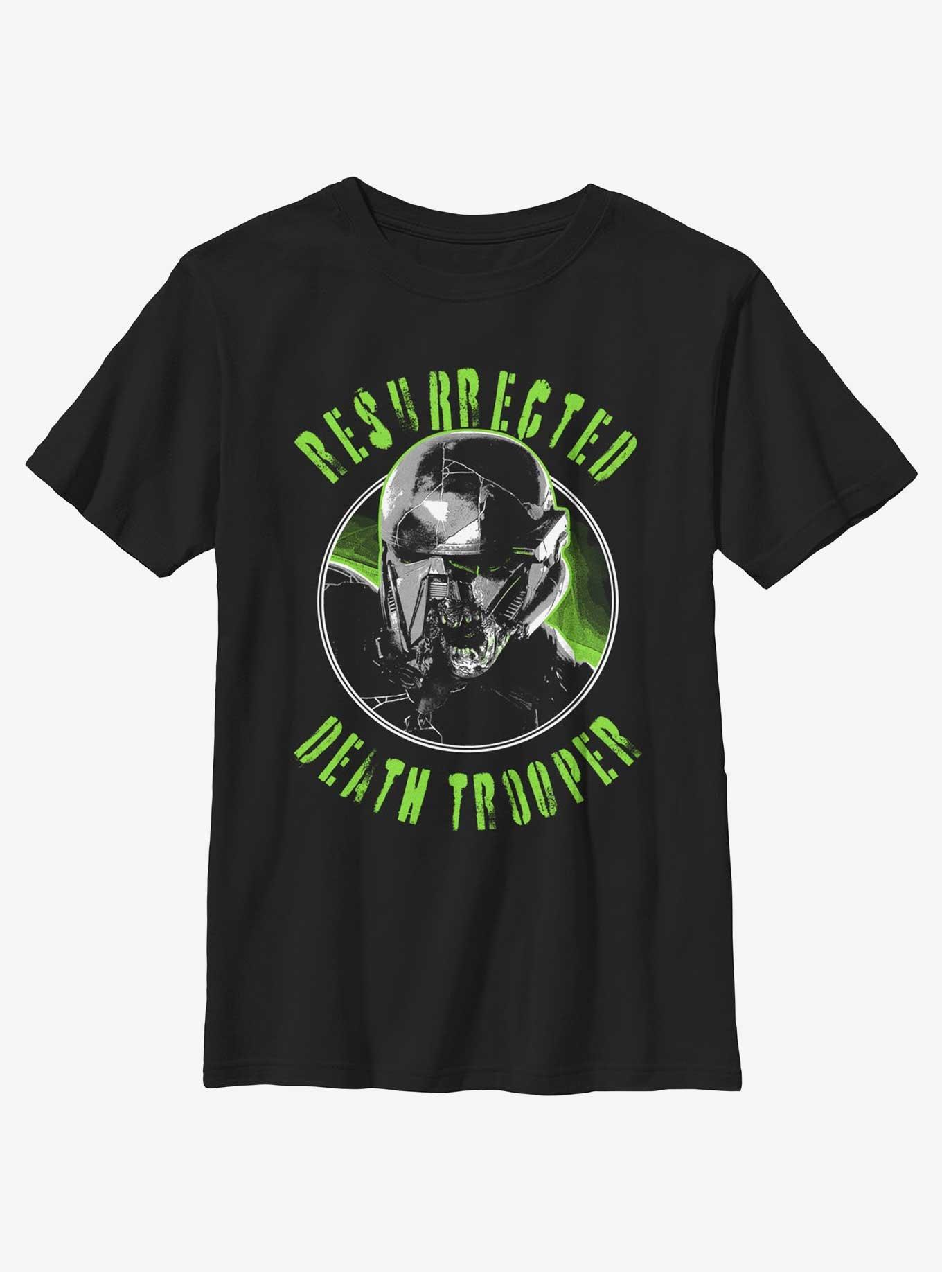 Star Wars Ahsoka Resurrected Death Trooper Youth T-Shirt, BLACK, hi-res