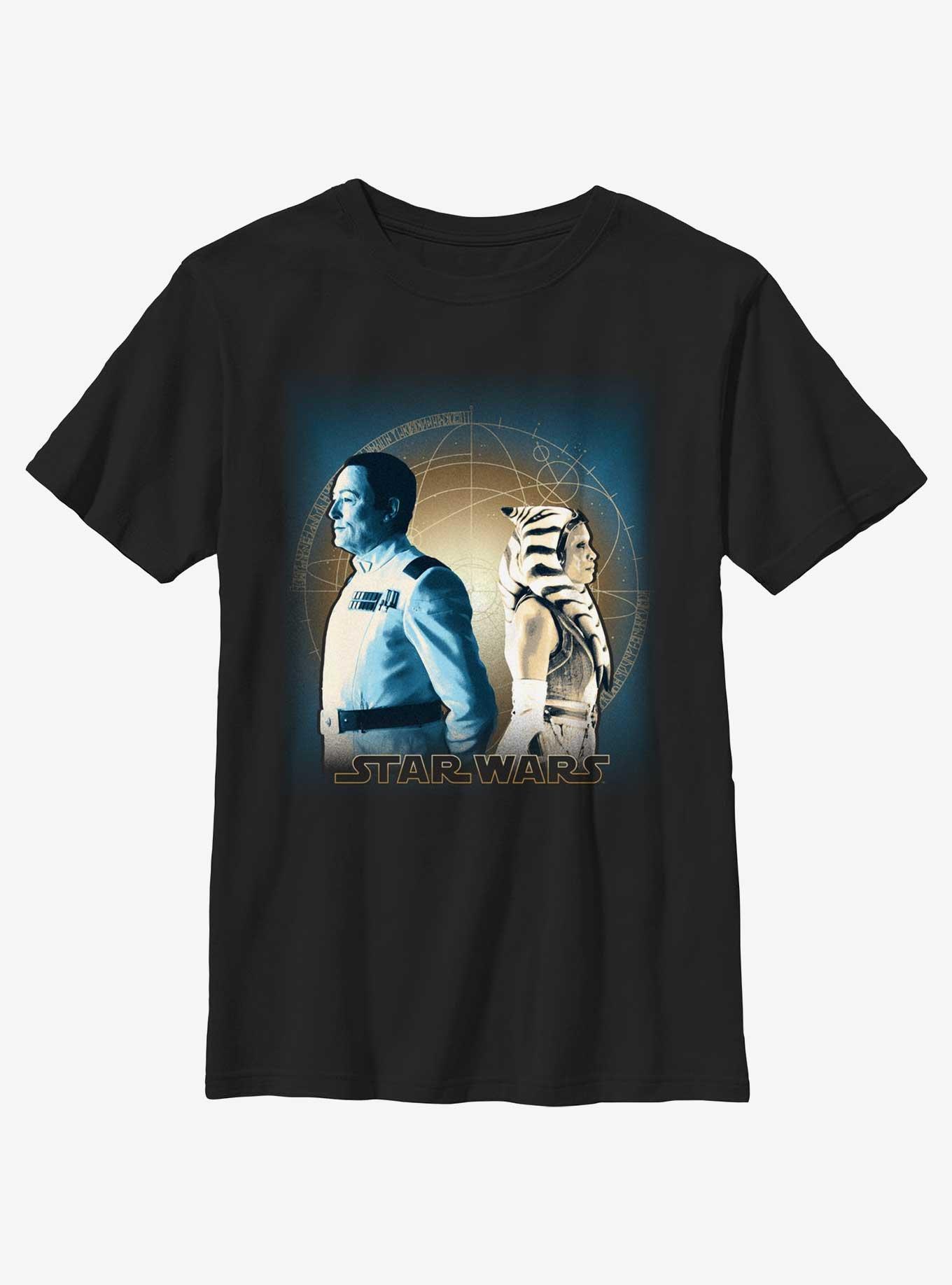 Star Wars Ahsoka Thrawn & Ahsoka Youth T-Shirt, BLACK, hi-res