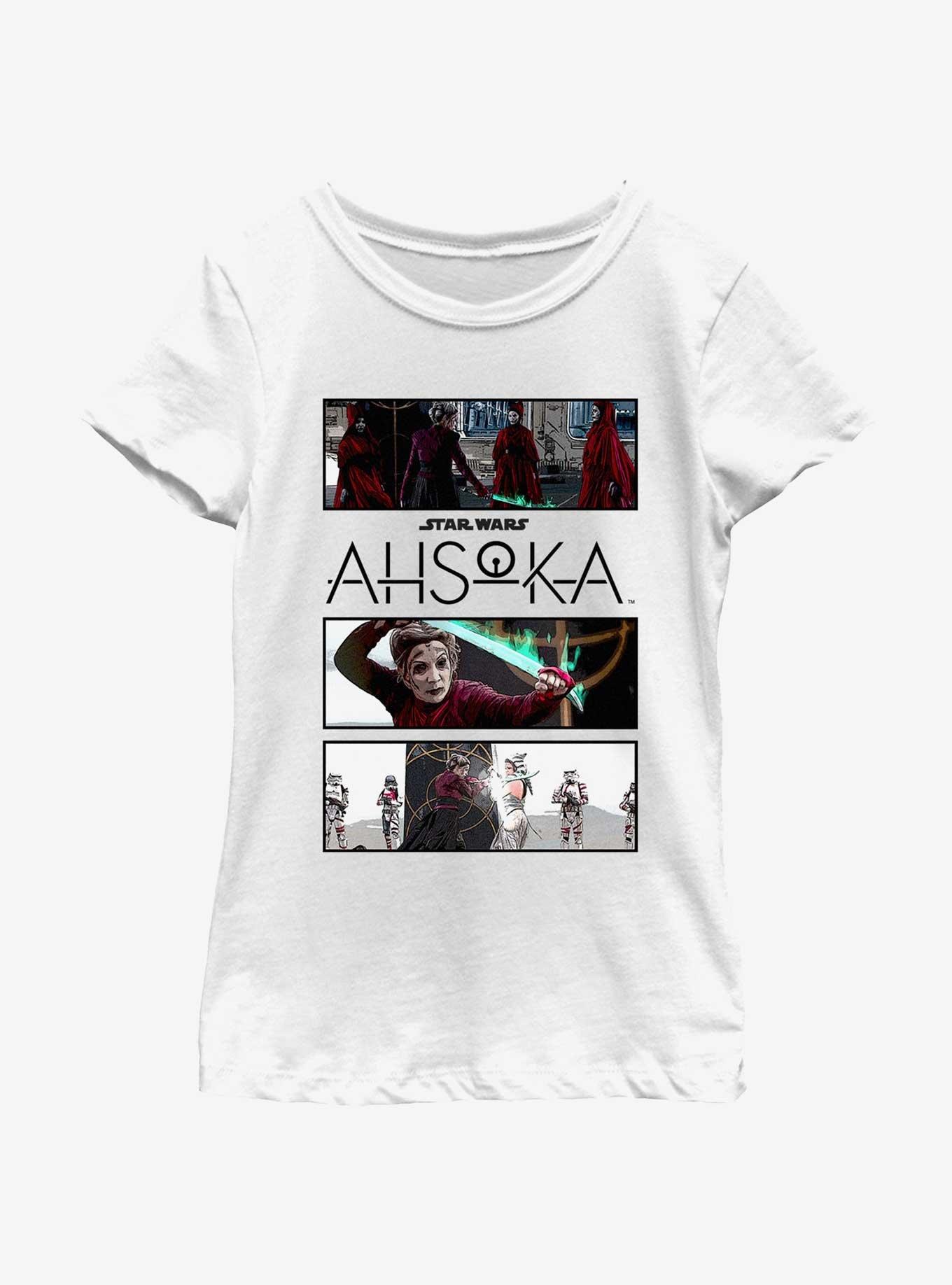 Star Wars Ahsoka Morgan Elsbeth Battle Youth Girls T-Shirt, WHITE, hi-res