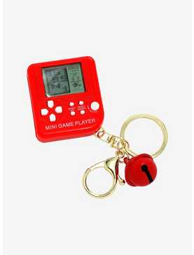 Mini Tetris Electric Game Red Keychain, , hi-res