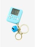 Mini Tetris Electric Game Blue Keychain, , hi-res