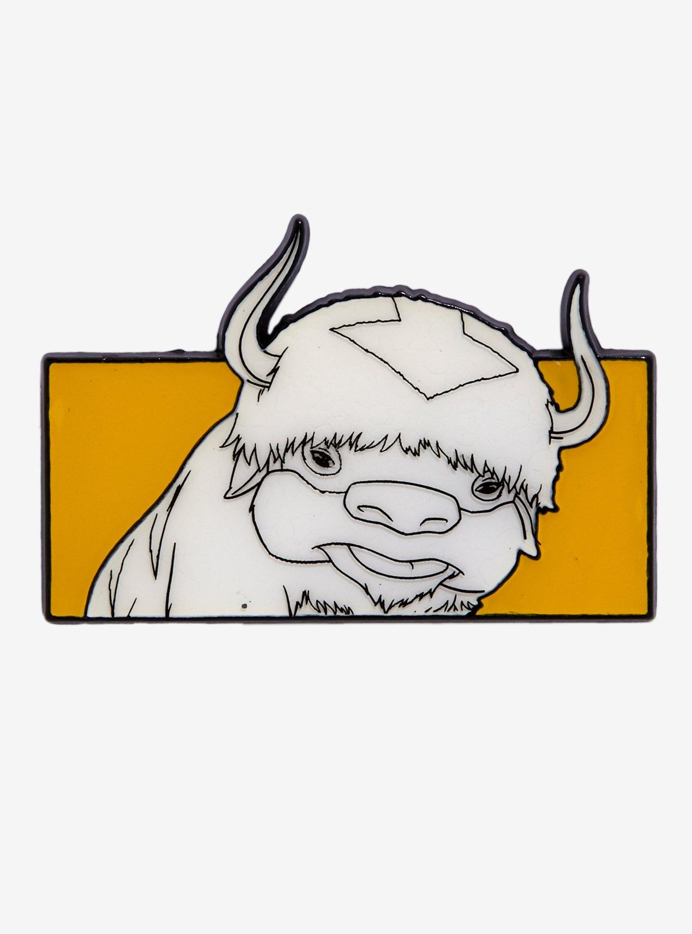 Avatar: The Last Airbender Appa Tonal Portrait Enamel Pin - BoxLunch Exclusive, , hi-res