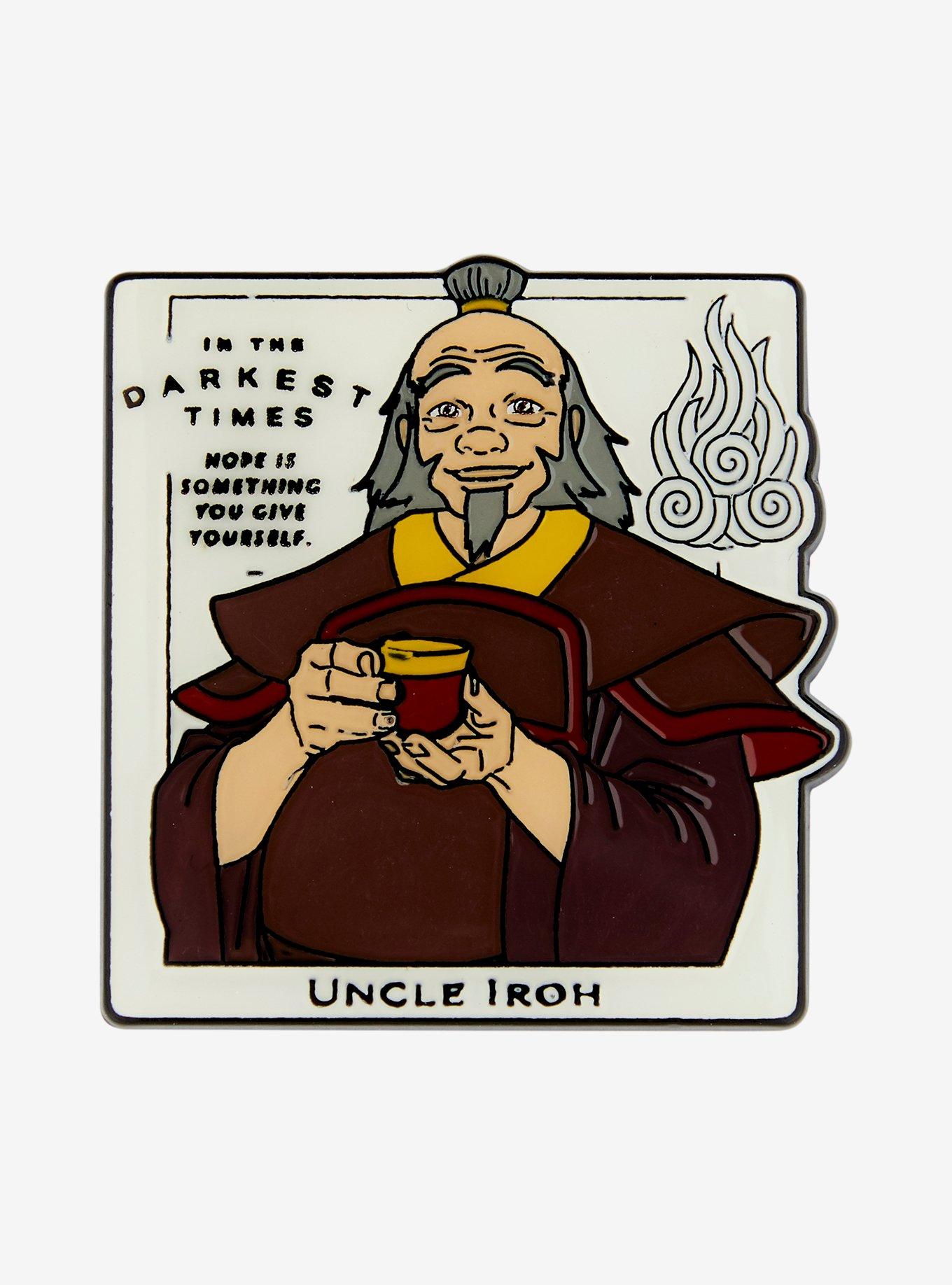 Avatar: The Last Airbender Uncle Iroh Portrait Enamel Pin - BoxLunch Exclusive