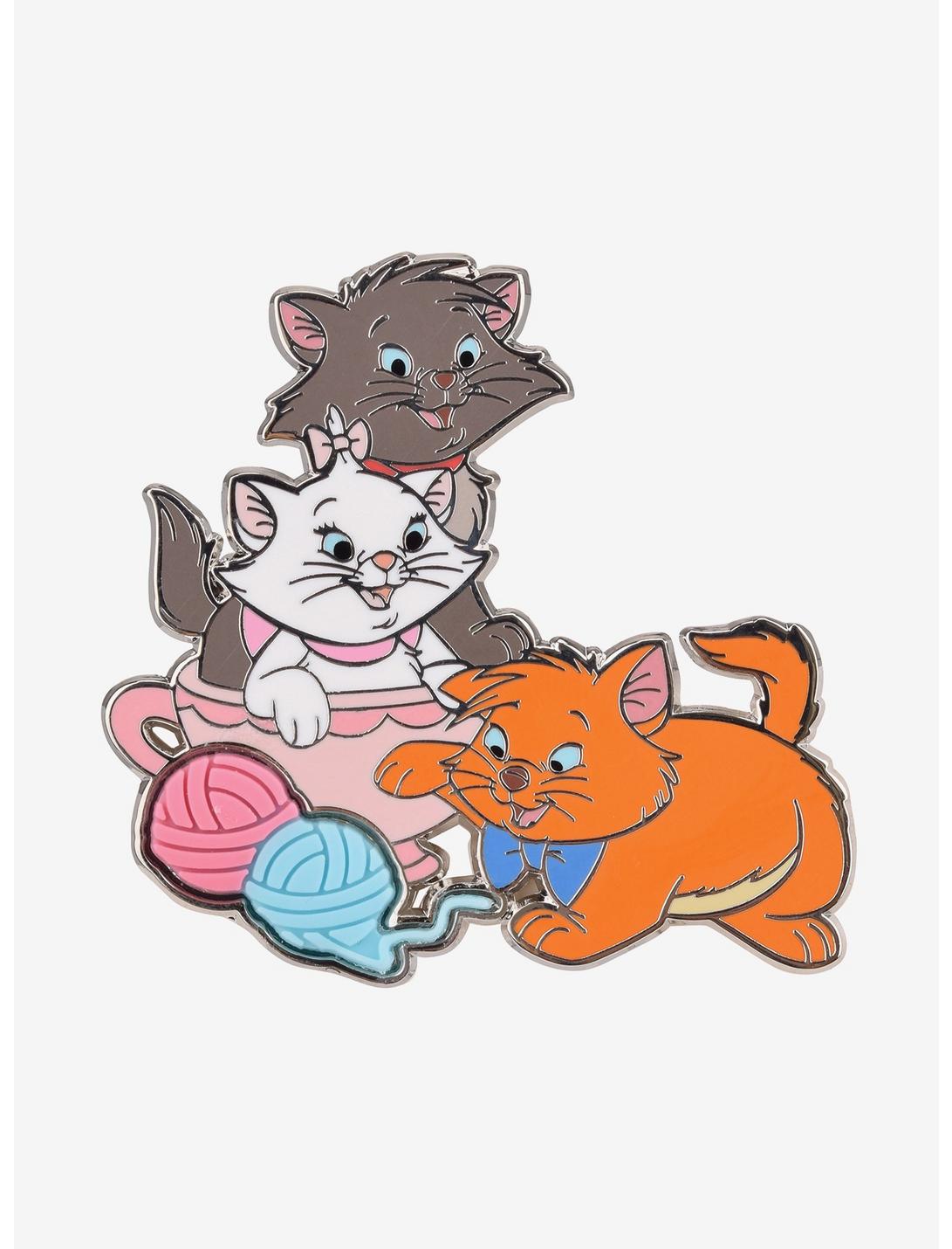 Disney The Aristocats Kittens Yarn Enamel Pin - BoxLunch Exclusive, , hi-res