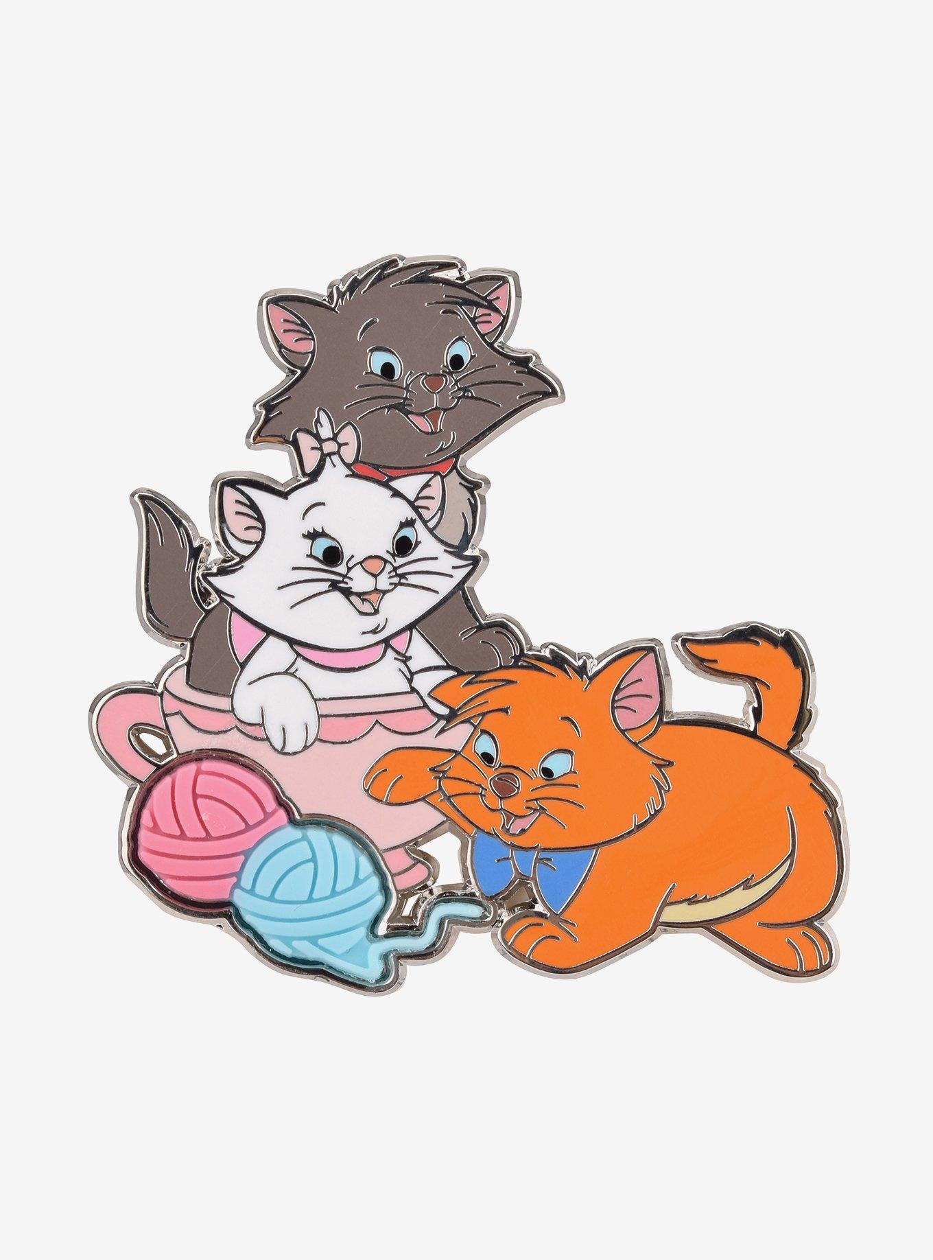 Disney The Aristocats Kittens Yarn Enamel Pin - BoxLunch Exclusive, , hi-res