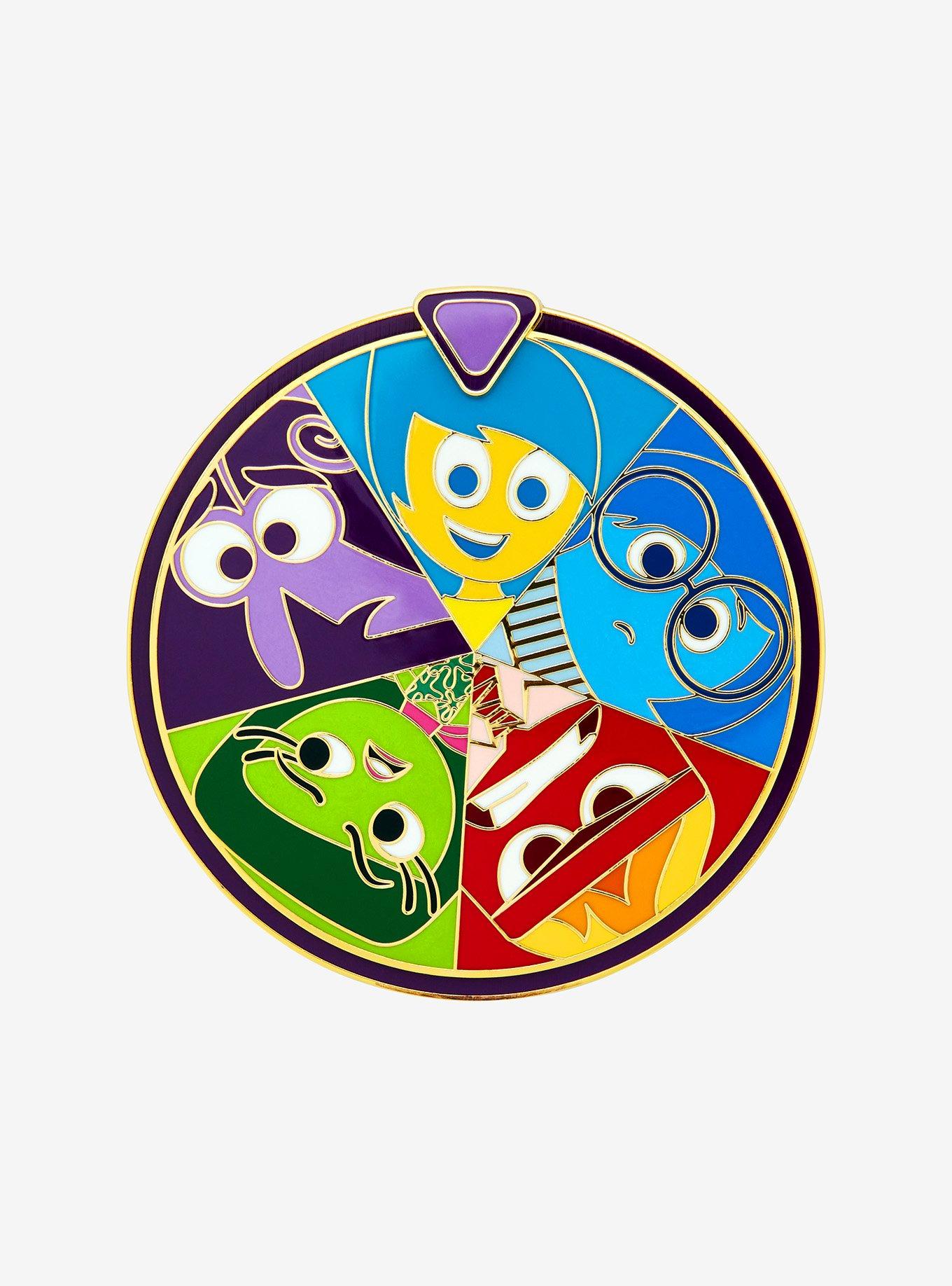 Loungefly Disney Pixar Inside Out Spinning Enamel Pin, , hi-res