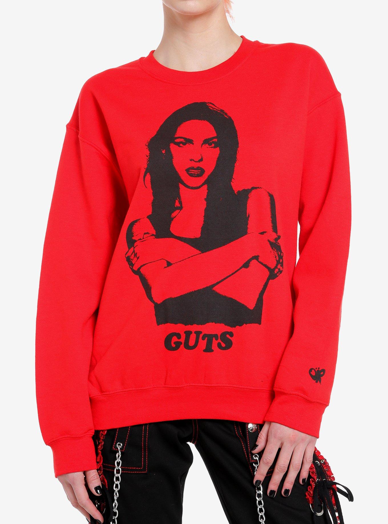 Girls best sale red sweatshirt