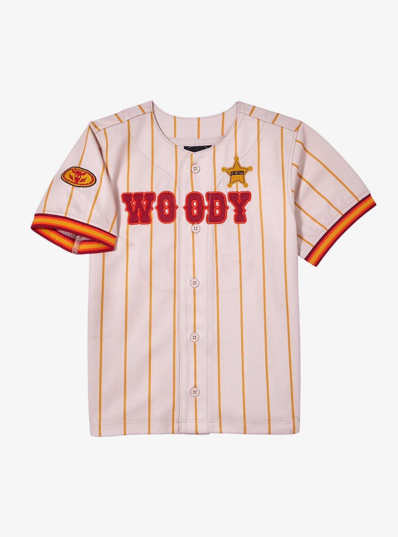 Disney Pixar Toy Story Woody Toddler Baseball Jersey — BoxLunch Exclusive, , hi-res