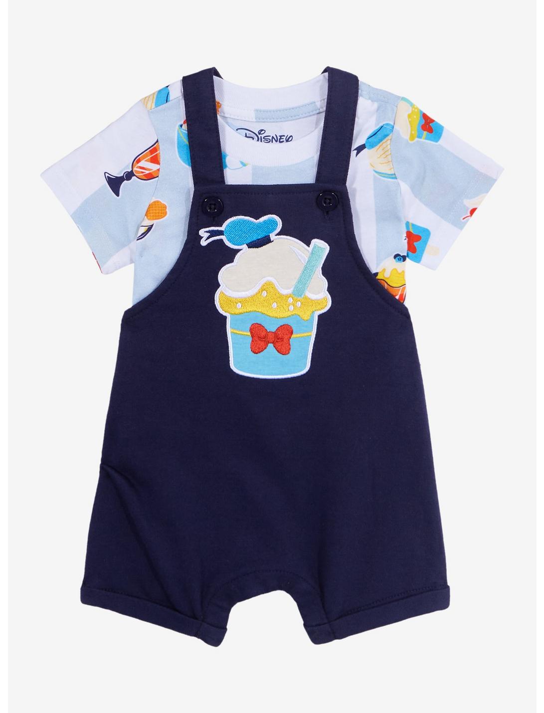 Disney Donald Duck Ice Cream Infant Overall Set - BoxLunch Exclusive, MULTI, hi-res