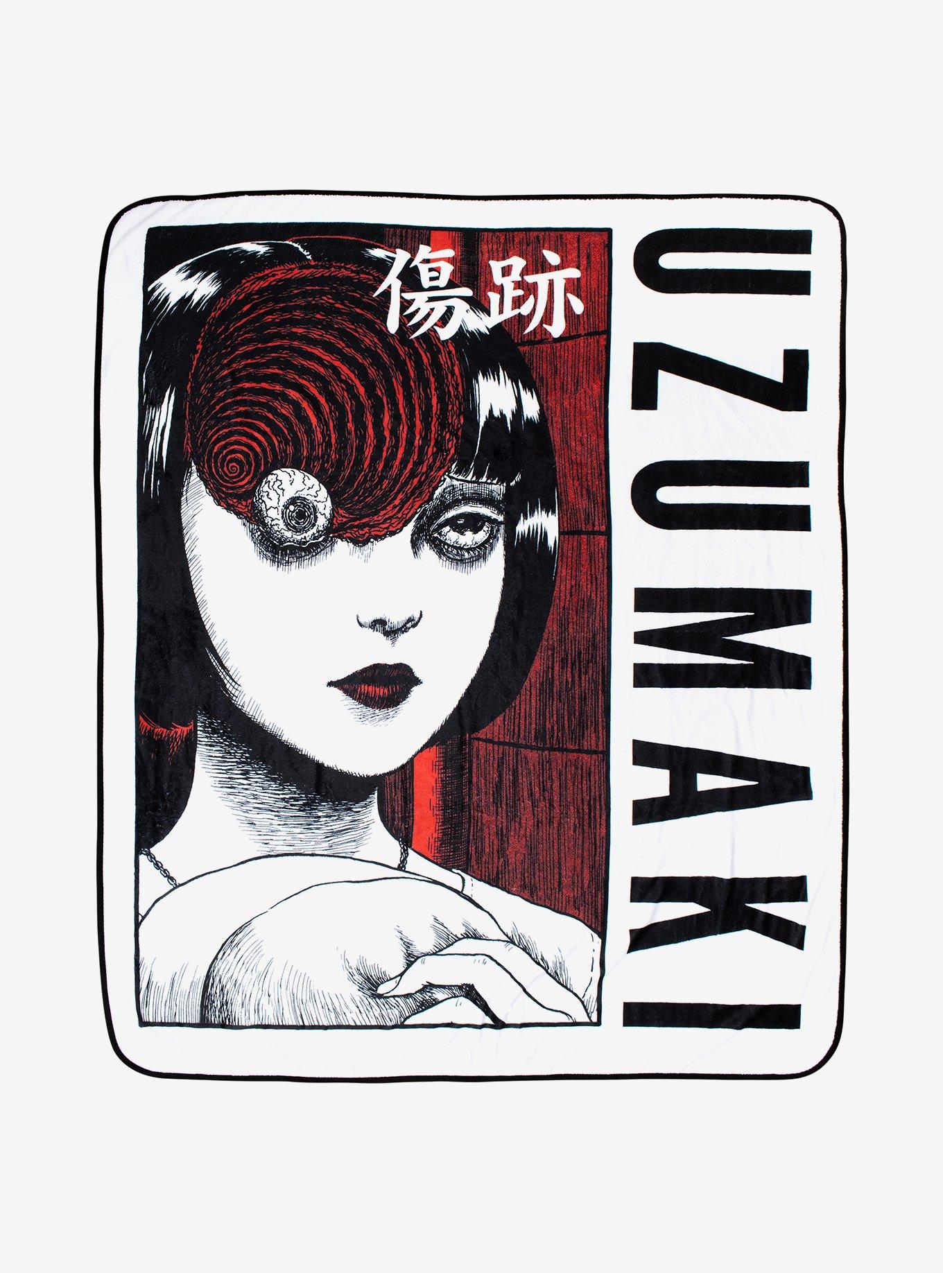 Junji Ito Uzumaki Manga Fleece Throw, , hi-res