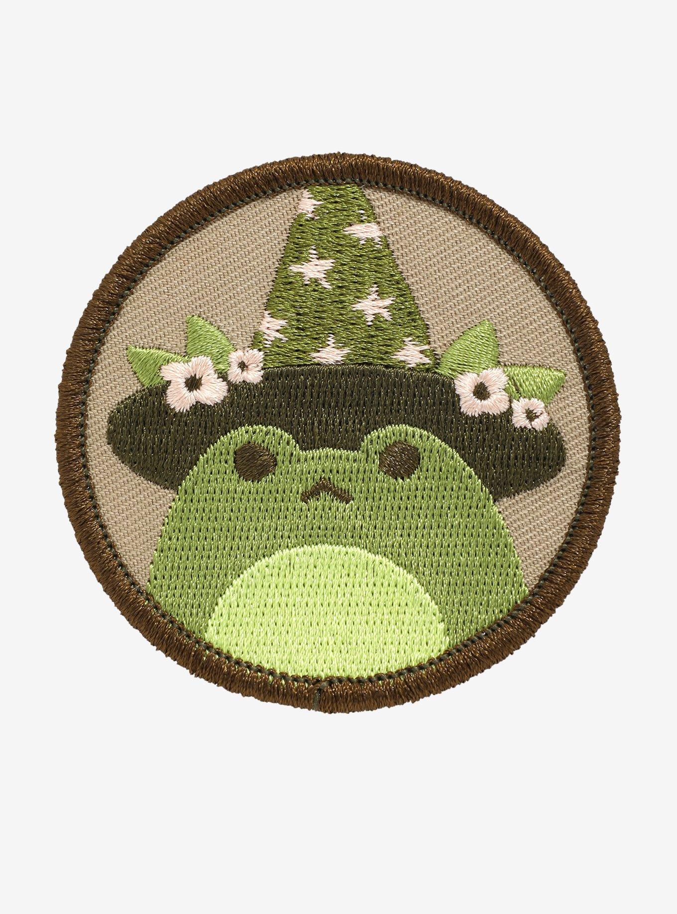 Frog Wizard Circle Patch, , hi-res