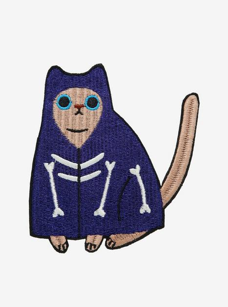 Cat With Skeleton Costume Patch | Hot Topic
