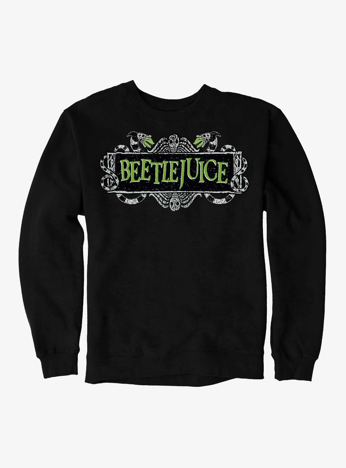 Beetlejuice Title Logo Sweatshirt, , hi-res