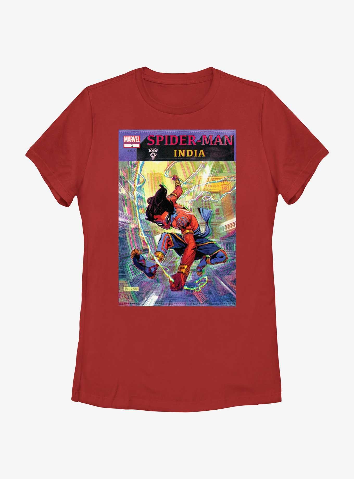 Marvel Spider-Man India Poster Womens T-Shirt, , hi-res