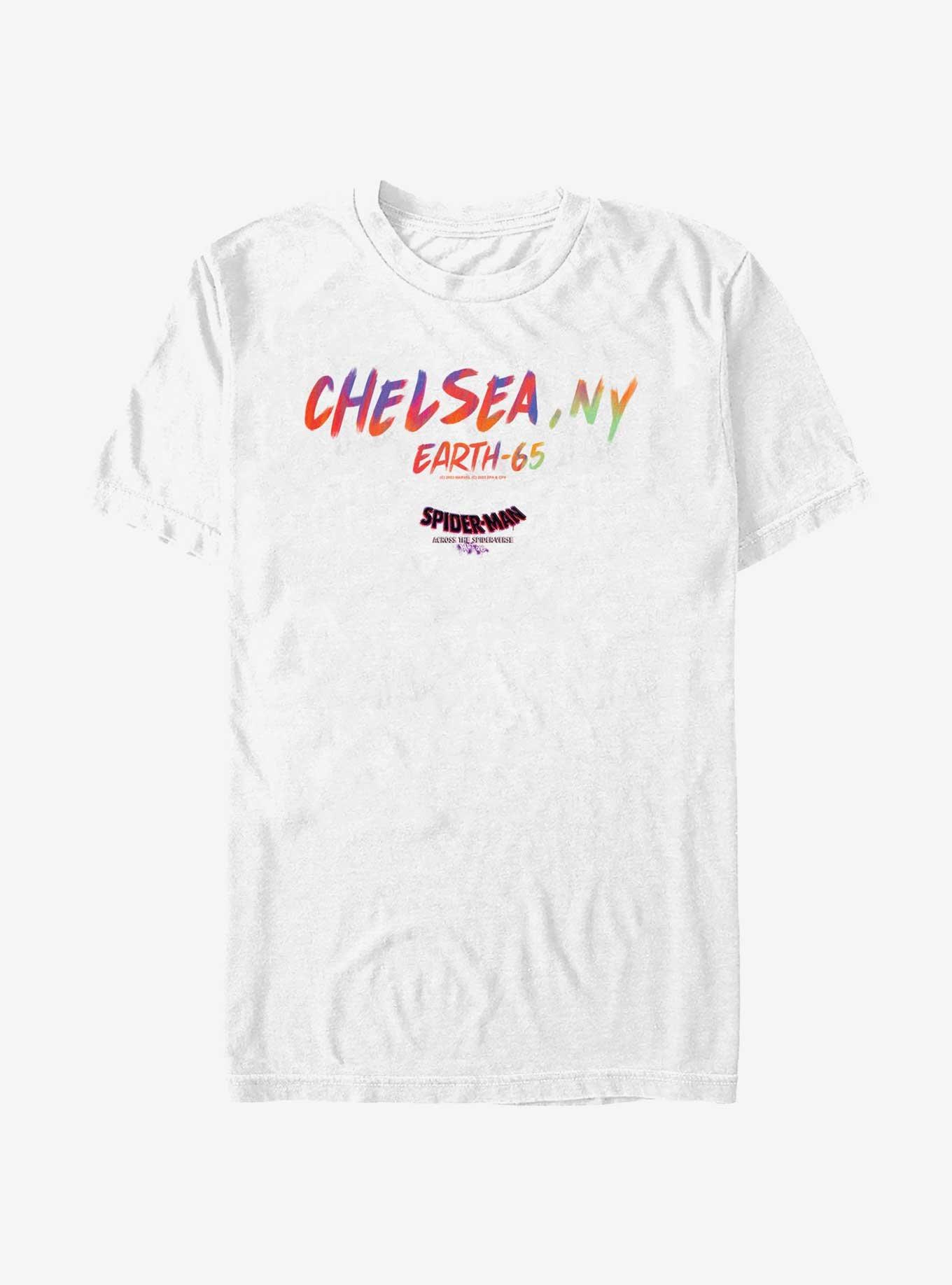 Marvel Spider-Man: Across The Spider-Verse Chelsea NY Earth-65 T-Shirt, WHITE, hi-res