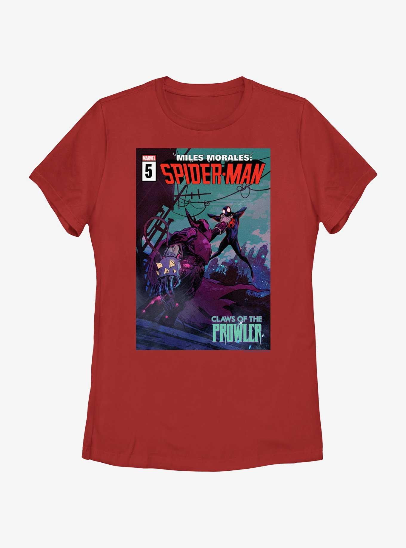 Marvel Spider-Man Claws Of The Prowler Poster Womens T-Shirt, , hi-res