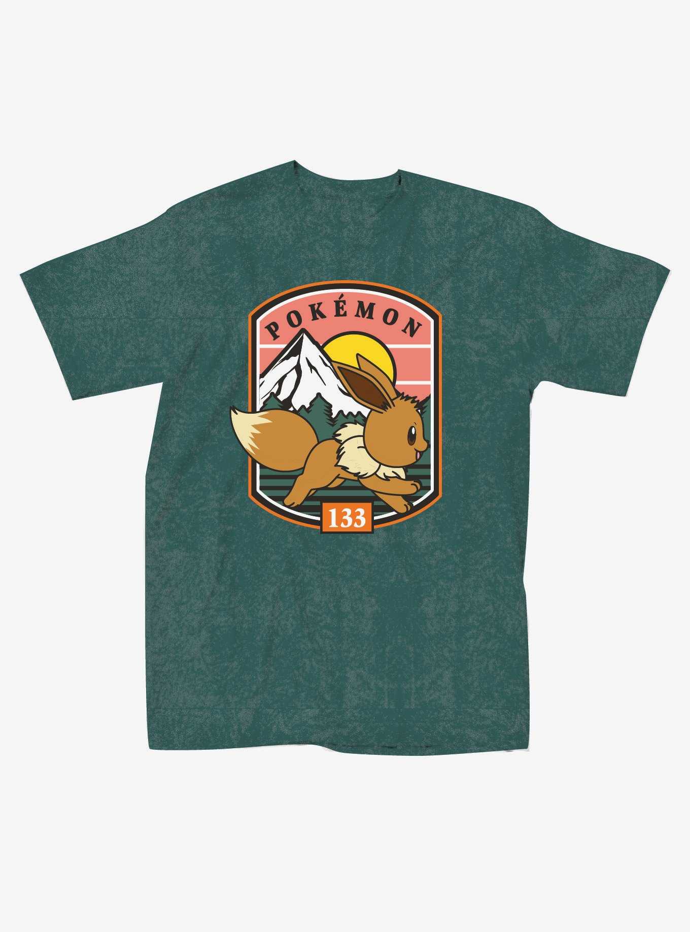 Pokemon Eevee Camp Badge Boyfriend Fit Girls T-Shirt, , hi-res