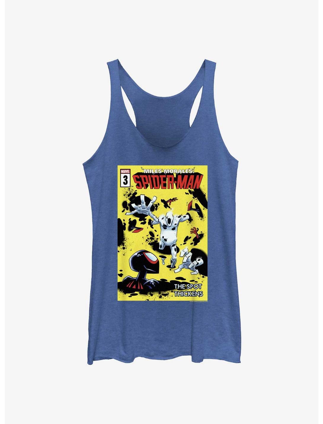Marvel Spider-Man The Spot Thickens Poster Womens Tank Top, ROY HTR, hi-res