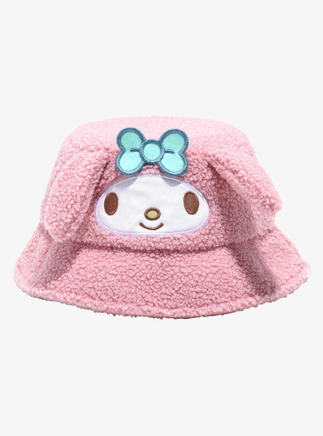 My Melody Sherpa 3D Ear Bucket Hat, , hi-res