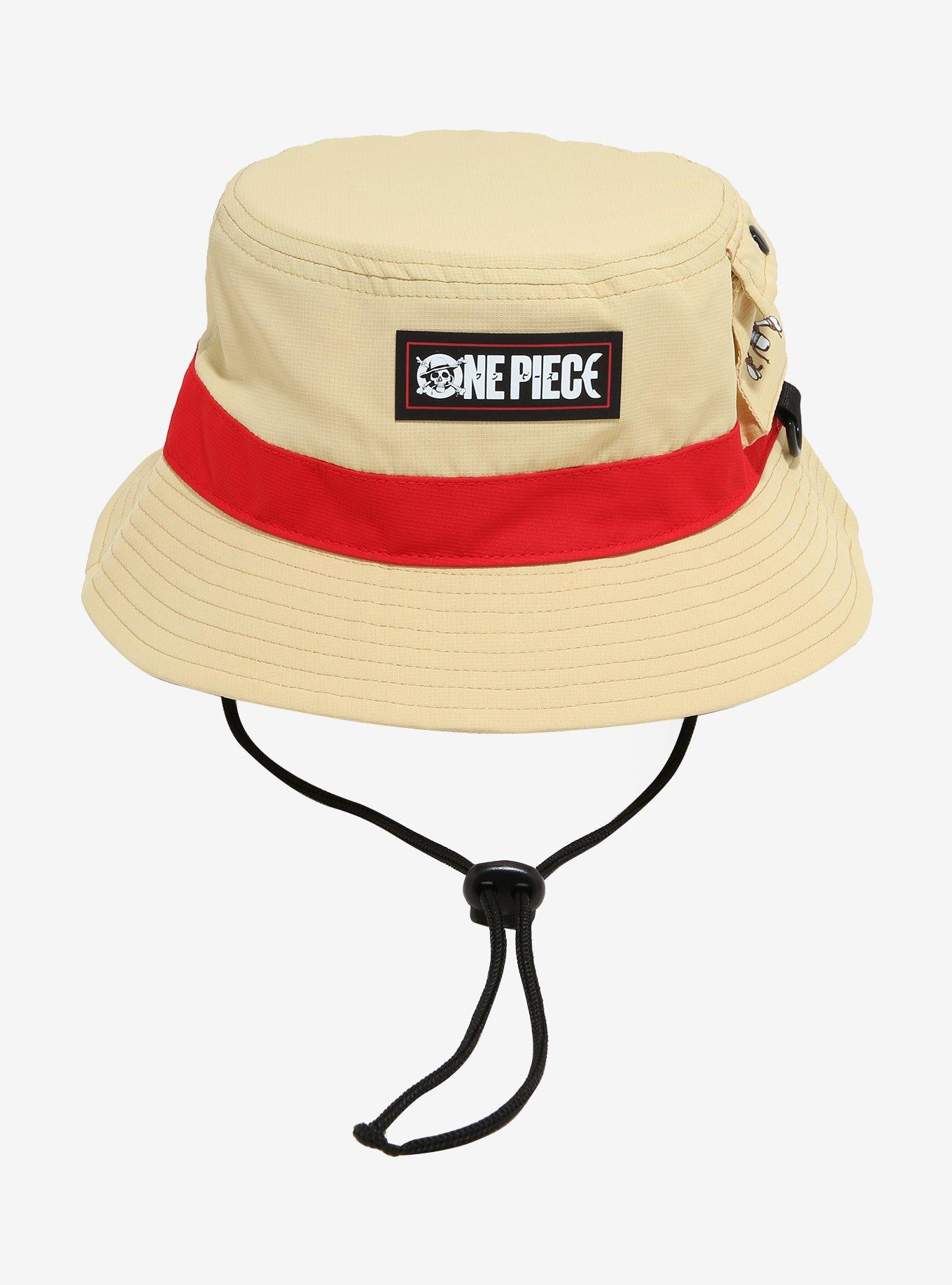 One Piece Luffy Utility Bucket Hat Hot Topic