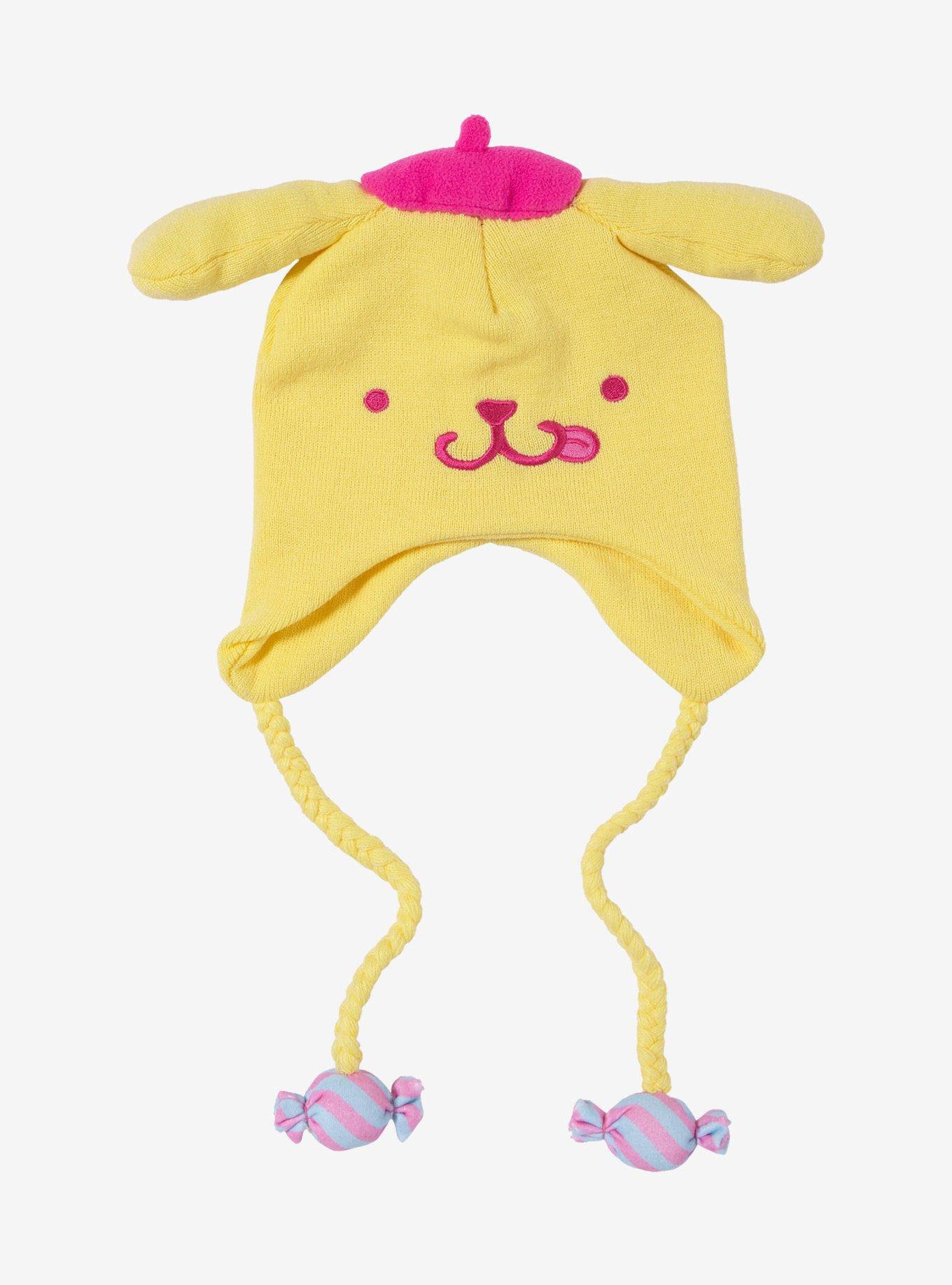 Pompompurin Sweets Figural Tassel Beanie | Hot Topic