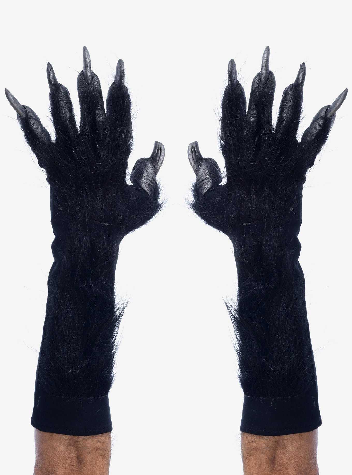 Black Monster Wolf Claws Costume Glove, , hi-res
