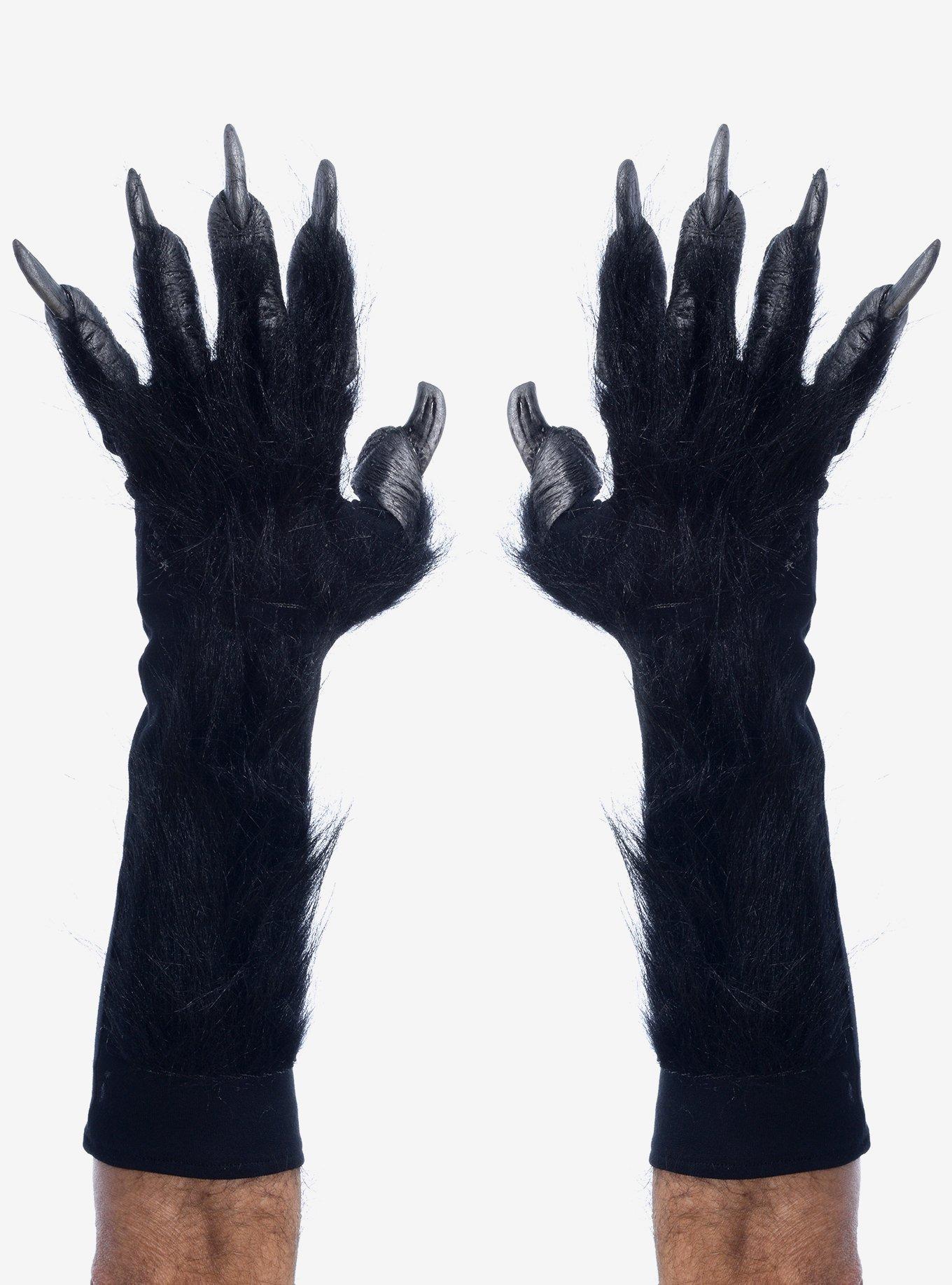 Black Monster Wolf Claws Costume Glove, , hi-res